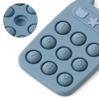 SiliPop - Zappel-Zahlenblock und Beißring aus Silikon für Babys