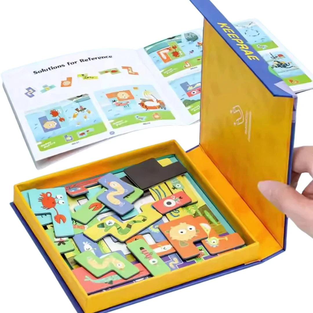 OceanBuddies | Meerestiere Holzpuzzle für Kleinkinder ab 2 Jahren