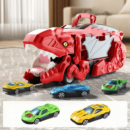 DinoDrive – Dinosaurier-Spielzeugauto für Kinder ab 3+ – Interaktives Spielen und Lernen