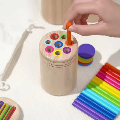ColorNest – Farbzuordnungsspiel für Kinder ab 3+ – Fördert Feinmotorik