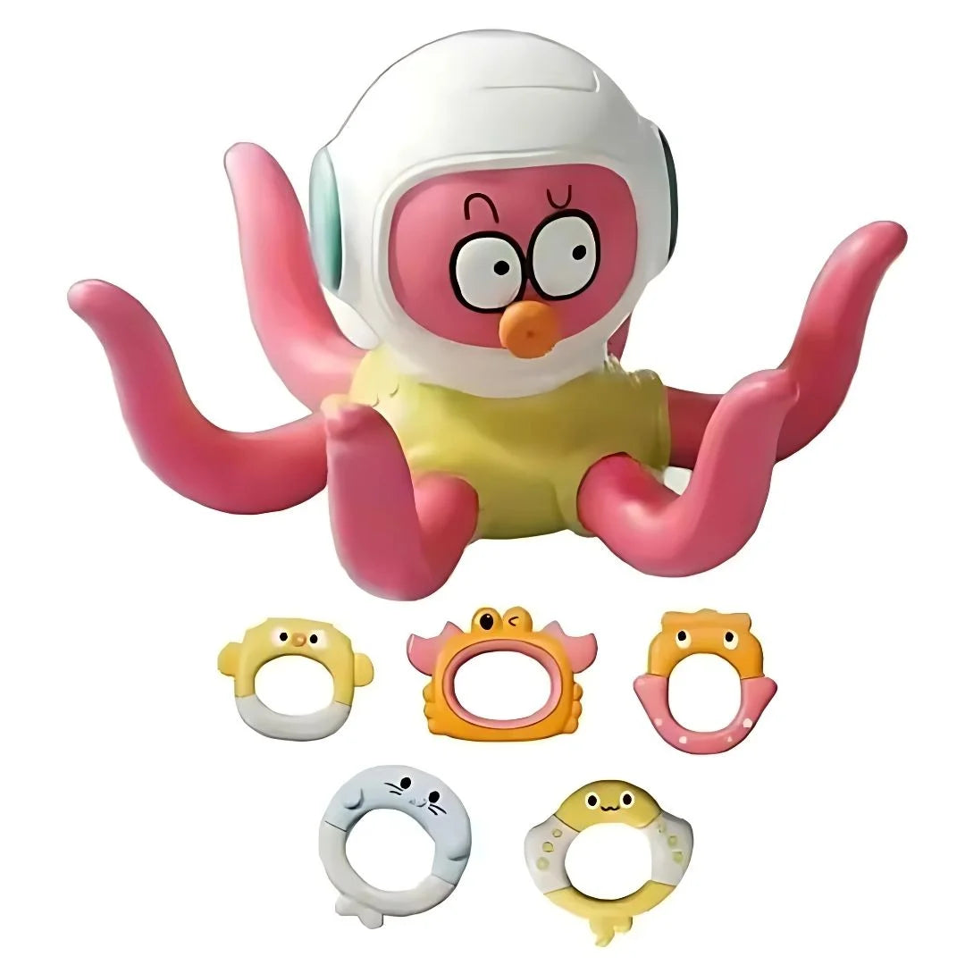 OctoLoop | Schwimmendes Oktopus-Ringwurfspiel für Kinder ab 3 Jahren