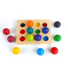 ColorSphere – Holzsortierspiel für Kinder ab 3+ – Fördert Farberkennung und Motorik
