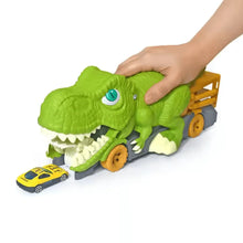 ChompHauler - Dino-Transporter für Kinder ab 3 Jahren - speichert und startet Mini-Autos für prähistorische Spiele