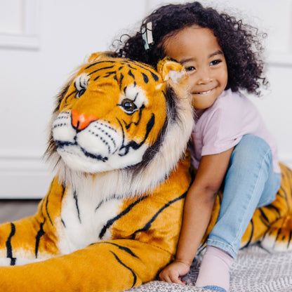 Levensechte tijger pluchen knuffeldier