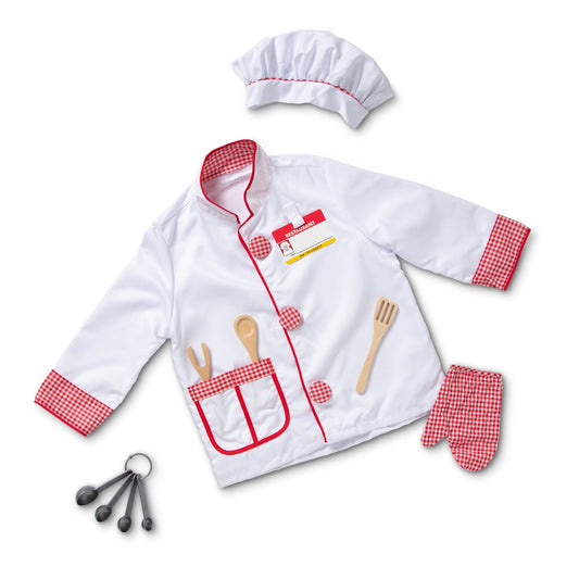 Chef-kostuum rollenspelset