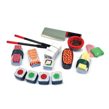 Houten sushi snijset