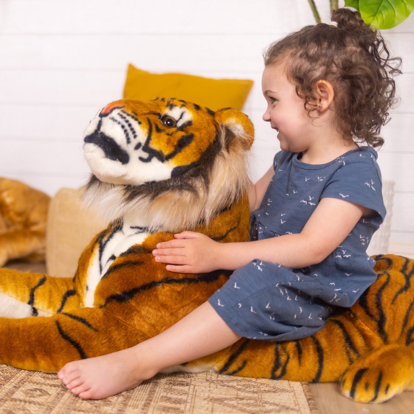 Levensechte tijger pluchen knuffeldier