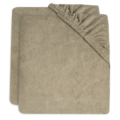 Changing Mat Cover Terry - Olive Green (2 Pack)