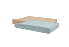Changing Mat Cover Terry (50x70cm) - Sea Green/Biscuit - (2 Pack)