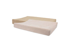Changing Mat Cover Terry (50x70cm) - Wild Rose/Biscuit - (2 Pack)