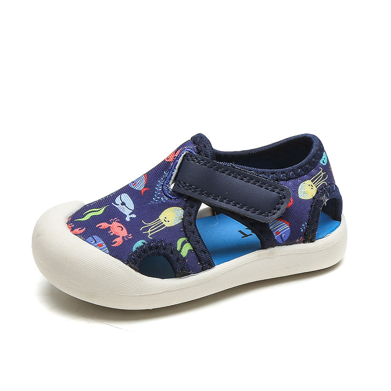 Bedrukte cartoon-stijl casual sandaal