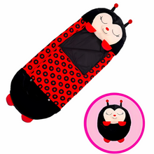 CuddleHaven - 2 in 1 Cartoon Kinder Schlafsack/Kissen