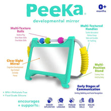 PeepPal – Sensorischer Babypiegel für Alter 0M+ – Unterstützt visuelle Fokussierung, Selbstwahrnehmung & Bauchlage-Spiel
