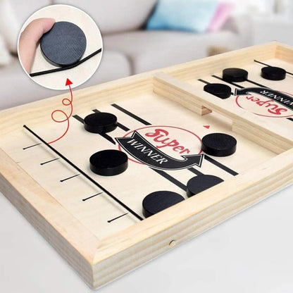 SlingShot Pro - Hölzernes Hockeyspiel