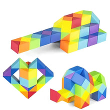 TwistFlex – Regenbogen Snake Twist Puzzle für Kinder ab 5 Jahren