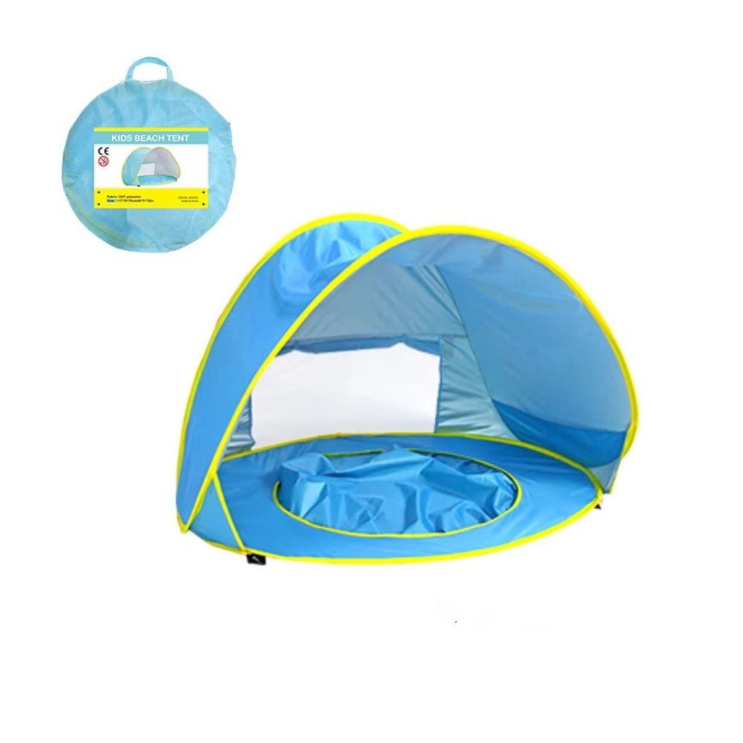 ShadeNest – Pop-Up Sonnenschutz-Zelt für Babys ab 0 Monaten – Perfekt für Garten- und Strandspiel