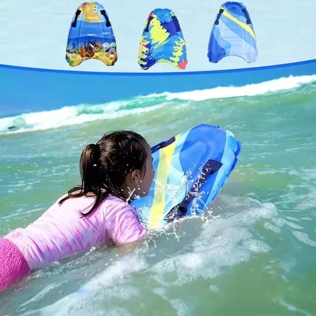 Wavey – Aufblasbares Kinder Bodyboard ab 5 Jahren | Sicherer Strandspaß