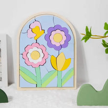 RainbowNest – Holzpuzzleblöcke für Kinder ab 3+ – Fördert Kreativität