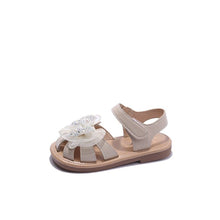 Antislip prinsessensandalen met zachte zool en strik