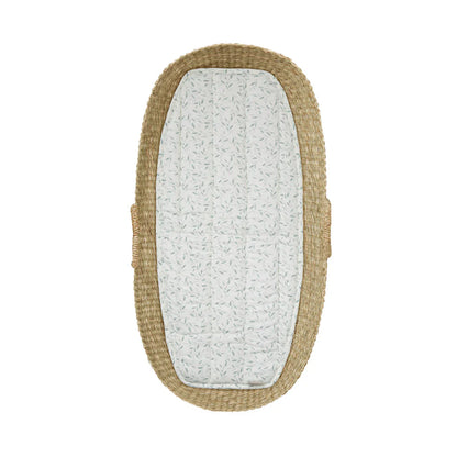 Changing Basket Liner - Green Leaves