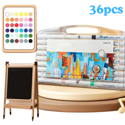 DoodleDrive Acrylmarker Set – Malen auf Allen Flächen – Ab 3 Jahren