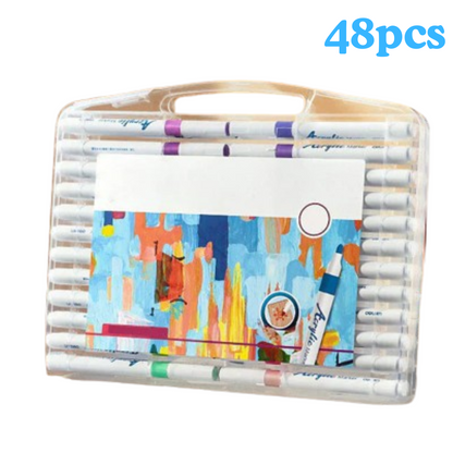 DoodleDrive Acrylmarker Set – Malen auf Allen Flächen – Ab 3 Jahren