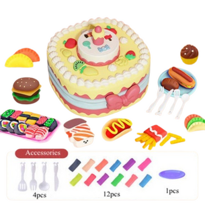 TreatTools - Buntes Tortenmodellier-Set für Kinder ab 3 Jahren - Backen, Formen und Gestalten