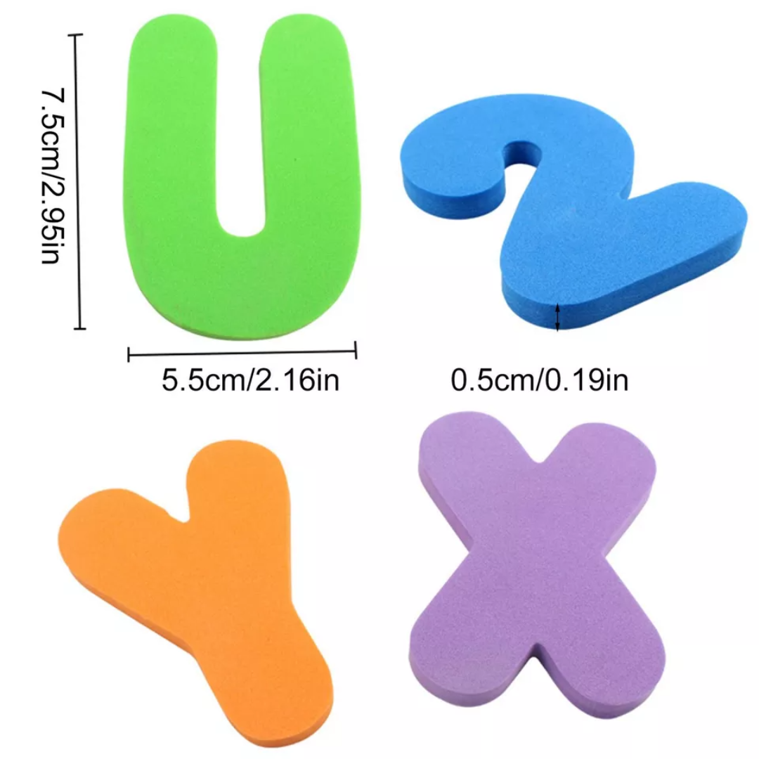 TubTots - Lernende Badeformen für Kinder ab 2 Jahren - ABCs & 123s That Stick