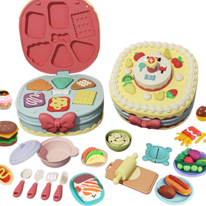 TreatTools - Buntes Tortenmodellier-Set für Kinder ab 3 Jahren - Backen, Formen und Gestalten