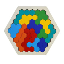 HexoCraft – Holz Sechseck-Puzzle für Kinder ab 4 Jahren