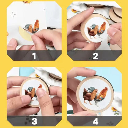 NatureNest – Holzpuzzle für Kinder ab 3+ – Fördert Kognitive Fähigkeiten