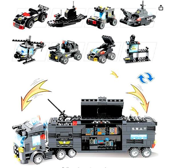 SWATBlocks – Hochwertiges Bauspielzeug für Jungen, Kleinkinder und Kinder (Kostenloser Versand)