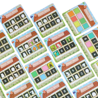 LogicPals Magnetisches Logikspiel – Montessori Tierpuzzle – Ab 4 Jahren