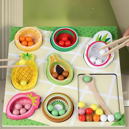 FruityMatch – Holz Obst Sortierspiel 3+