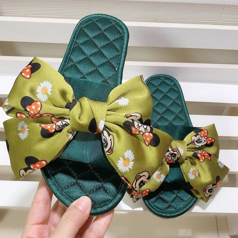 Mickey Mouse Oversized Vlinderknoop Pantoffels