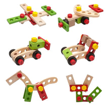 CraftietNest – Werkzeugkasten aus Holz für Kinder ab 3+ – Fördert Kreativität und Feinmotorik