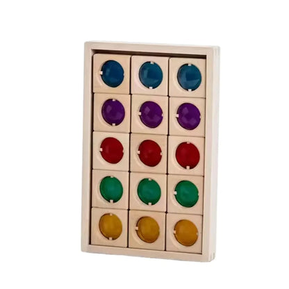 PrismiBlock Buchenholz Prisma Bausteine – STEM Spielzeug Ab 3
