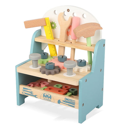 ToolTops – Holz-Werkbank für Kinder – Kreatives Bauspielzeug – Ab 6 Jahren