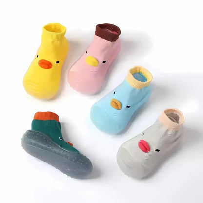 TinySteps – Baby Slip-On Schuhsocken ab 6 Monaten | Weicher Rutschfester Komfort