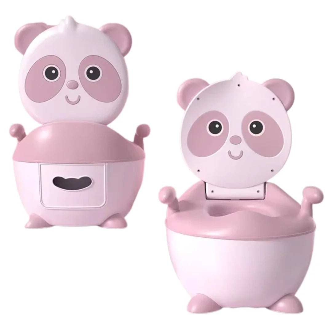 PandaLoo | Niedlicher Töpfchenstuhl mit Weichem PVC-Sitz für Kleinkinder