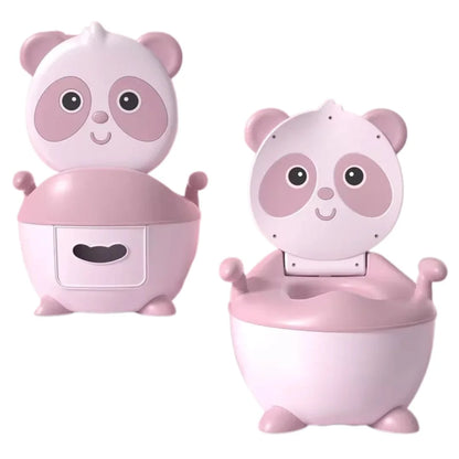 PandaLoo | Niedlicher Töpfchenstuhl mit Weichem PVC-Sitz für Kleinkinder
