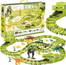 DinoRace - Jurassic-Dinosaurier-Rennbahn-Spielset