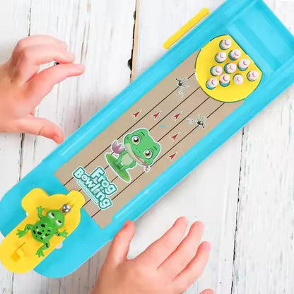 FroloRoll - Mini-Frosch-Bowling-Set für Kinder ab 4 Jahren