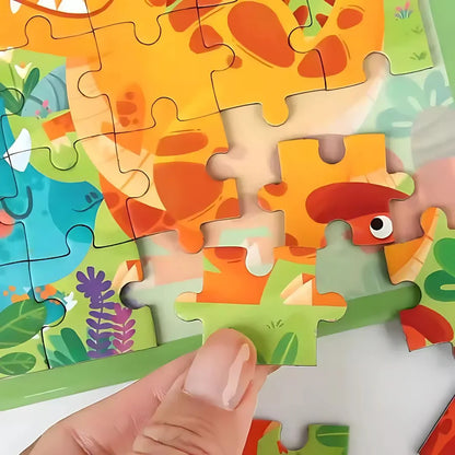 MagniPals – Magnetisches Puzzle-Buch mit Tieren & Fahrzeugen Ab 3 Jahren
