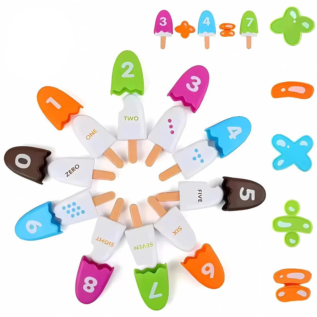 NumScoops – Zahlen Match Eiscreme Rechenspiel für Kinder ab 3 Jahren