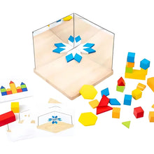 MirrorMinds – Holz Reflexions-Puzzleblöcke für Kinder ab 3 Jahren