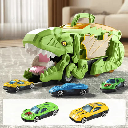 DinoDrive – Dinosaurier-Spielzeugauto für Kinder ab 3+ – Interaktives Spielen und Lernen