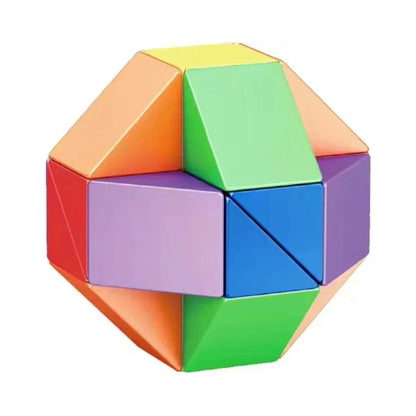 TwistFlex – Regenbogen Snake Twist Puzzle für Kinder ab 5 Jahren