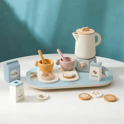 WoodenWhimsy – Teeservice für Kinder ab 3+ – Fördert Fantasievolles Spiel