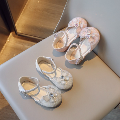 Strandsandalen met pailletten en strass steentjes voor kinderen
